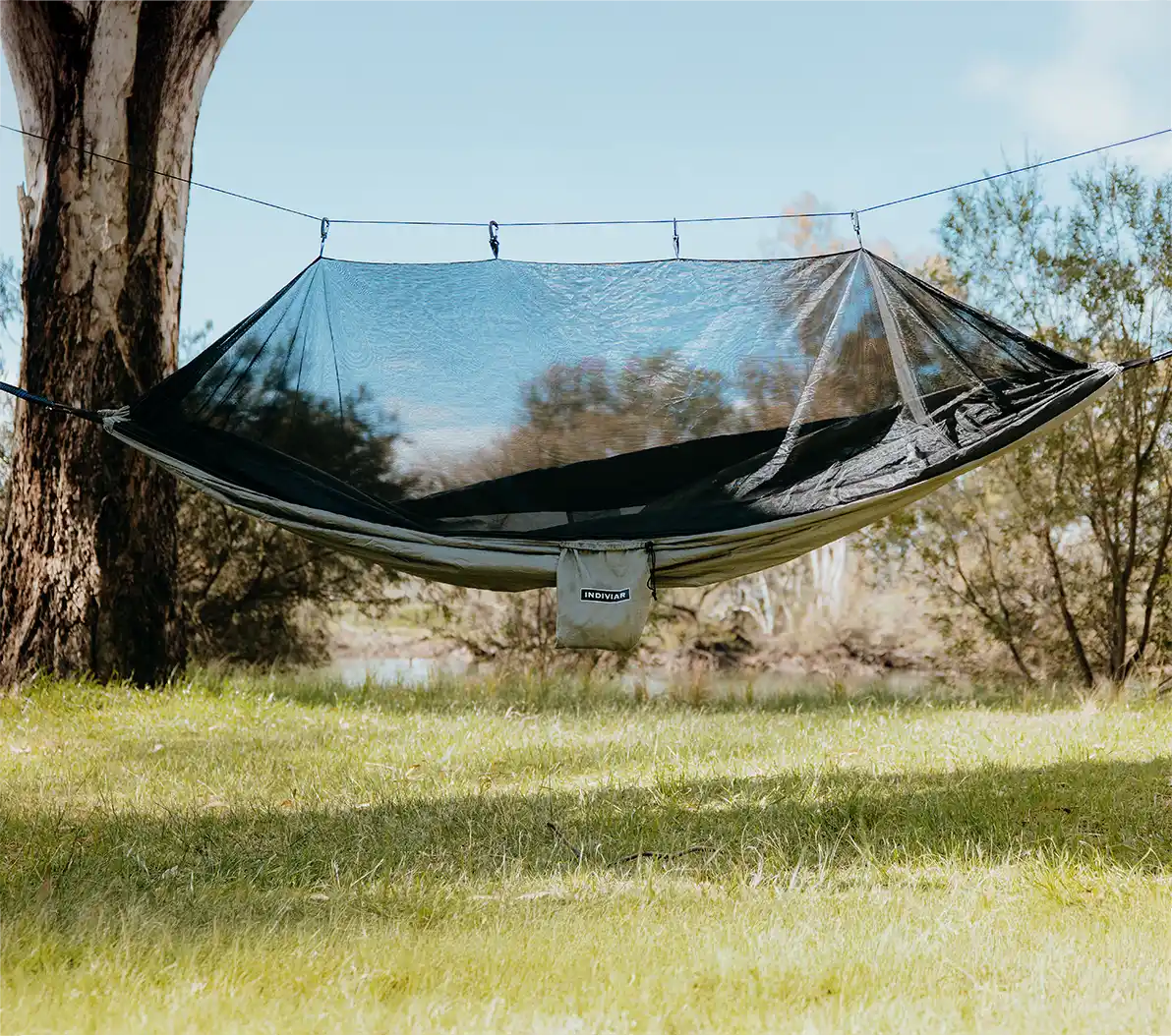 Camping Hammock with Mosquito Net Reversable