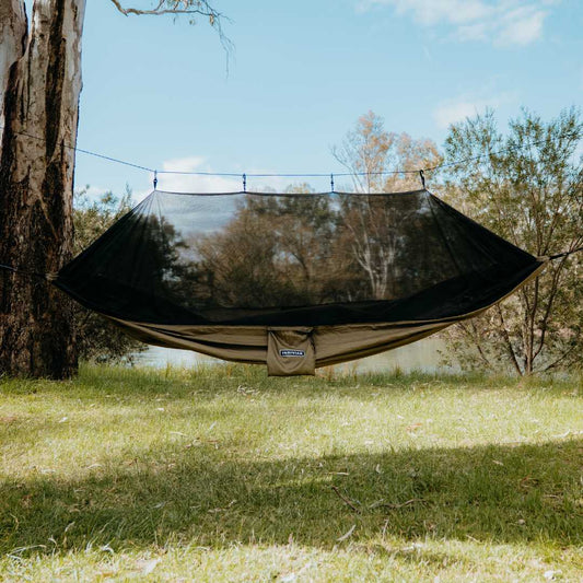 2-in-1 Camping Hammock with Built-In Mosquito Net